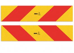 Задний опознавательный знак (табличка) "Длинномер" для тягача 565x132мм. RR 70.01 (2 шт.) GS Hico