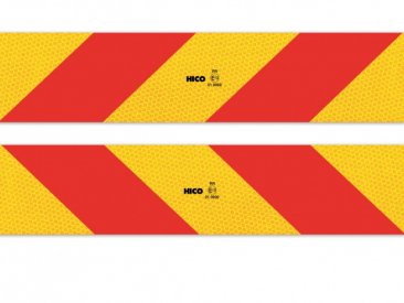Задний опознавательный знак (табличка) "Длинномер" для тягача 565x132 мм. RF 70.01 (2 шт.) Hico